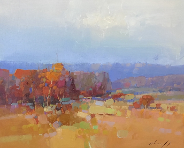 Fall, Original oil Painting, Handmade artwork, One of a Kind                         